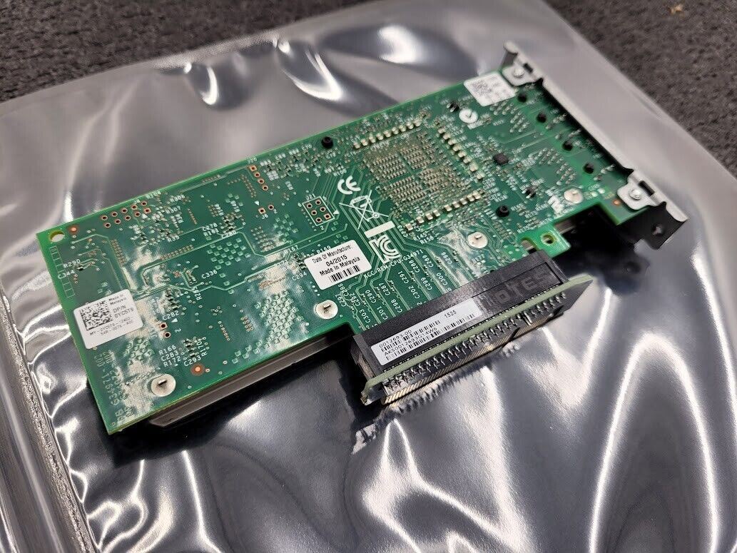 Intel Dell 0YC5T9 10GbE 2 Port Gigabit Ethernet Adapter PCI Custom Bracket