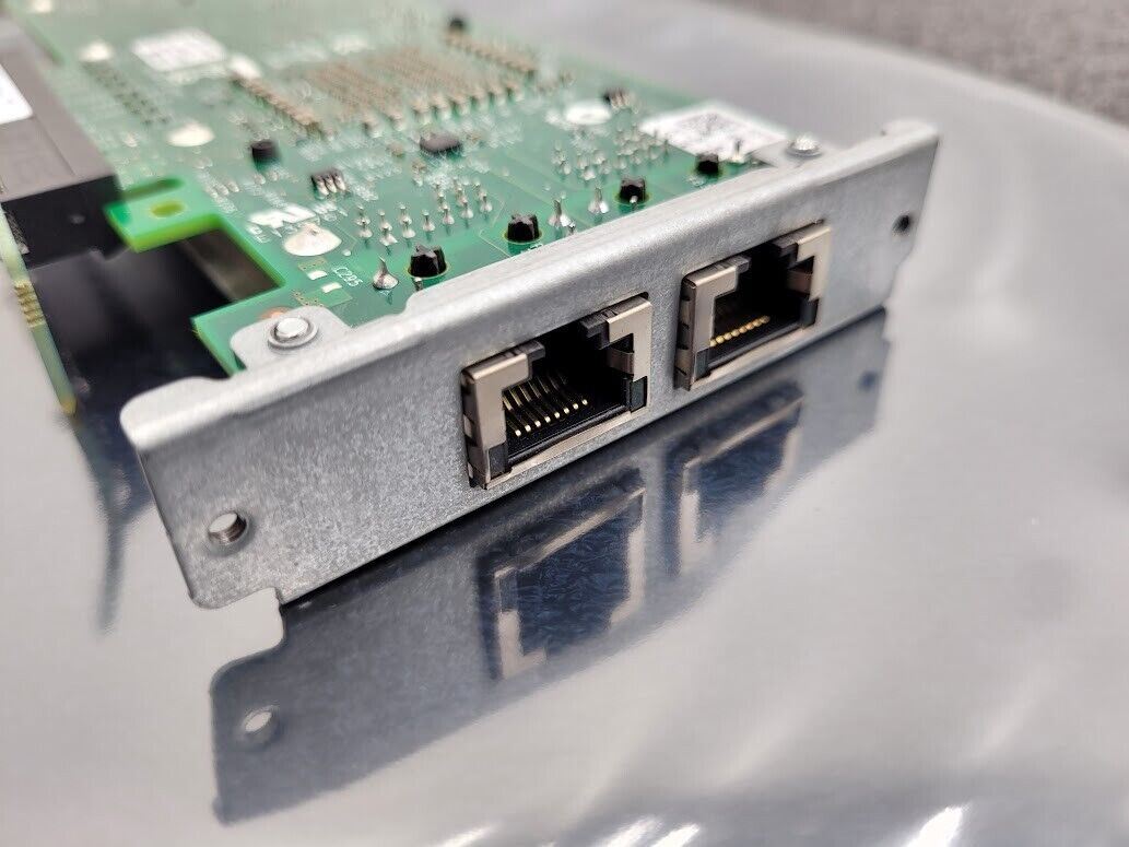 Intel Dell 0YC5T9 10GbE 2 Port Gigabit Ethernet Adapter PCI Custom Bracket