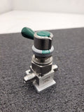 Swagelok SS-DLVCR4-RD High Pressure ON/OFF Diaphragm Valve 1/4" VCR Male Ports