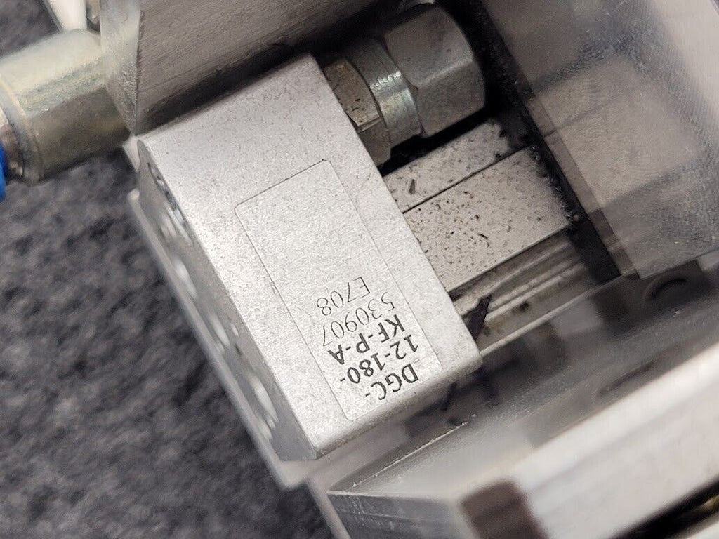 Beckhoff Stepper Motor Driven Extendable 2 Belt Conveyor 13" to 19" Extension B