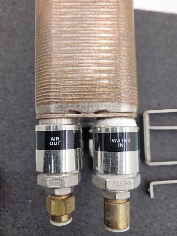 GEA GBS 100M-40 Brazed Plate Heat Exchanger 8"x4"x3" 40 Plates 450PSI 0.5l/0.48l