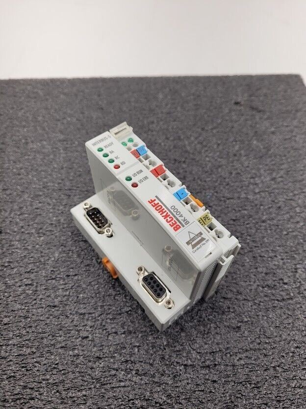 Beckhoff InterBus-S Koppler Coupler BK4000 24VDC DB9 Connectors