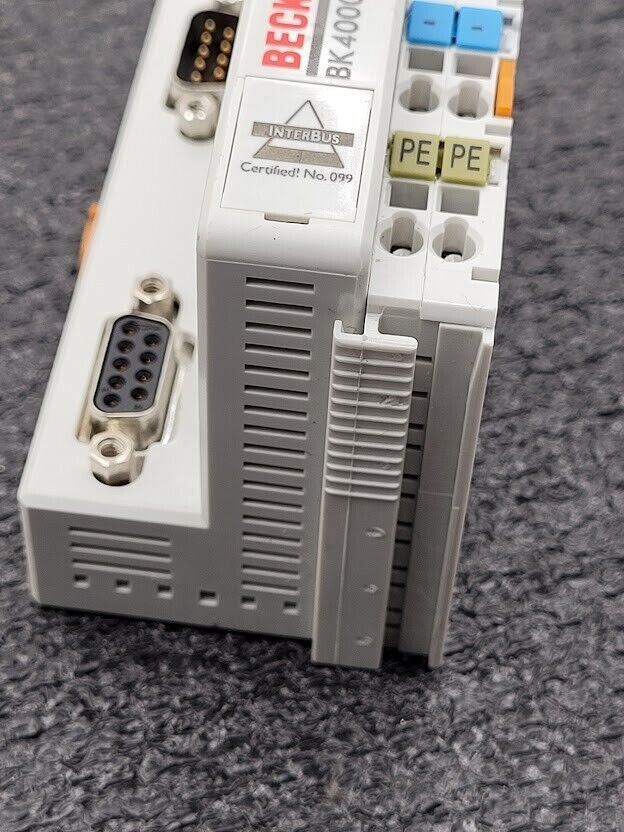 Beckhoff InterBus-S Koppler Coupler BK4000 24VDC DB9 Connectors