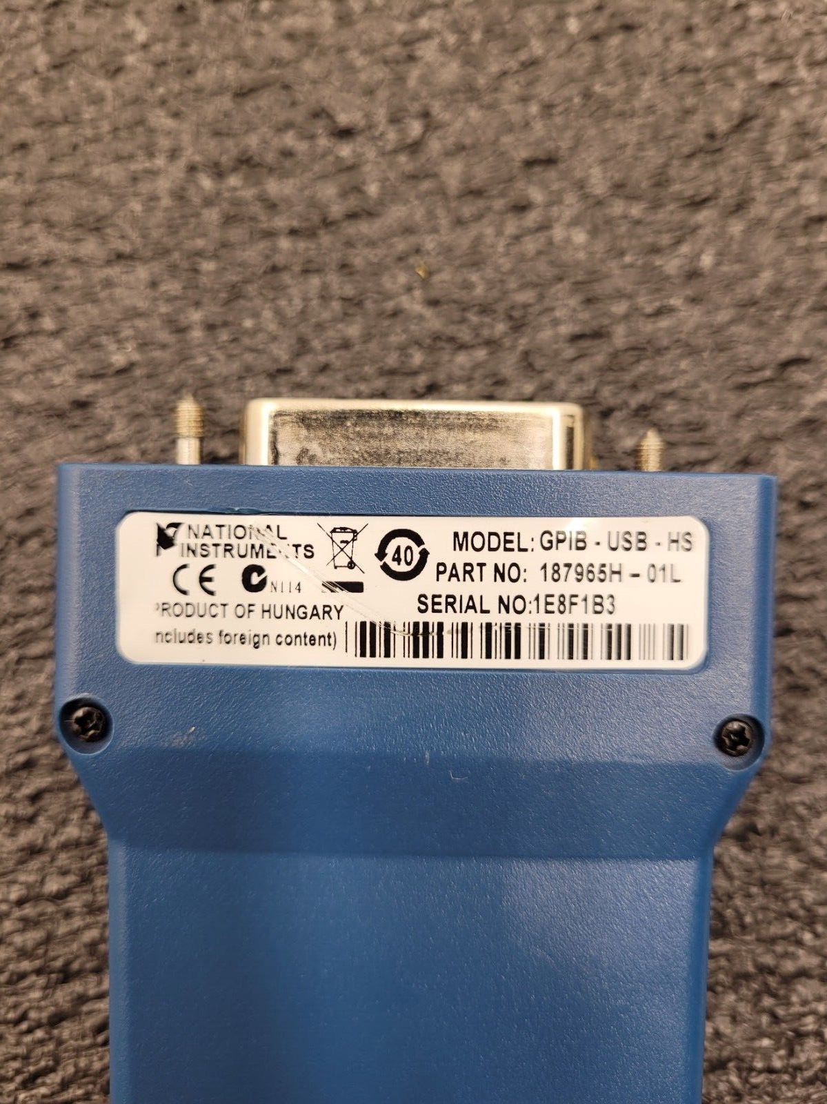 National Instruments NI GPIB-USB-HS Interface Adapter IEEE 488 Parts/Repair