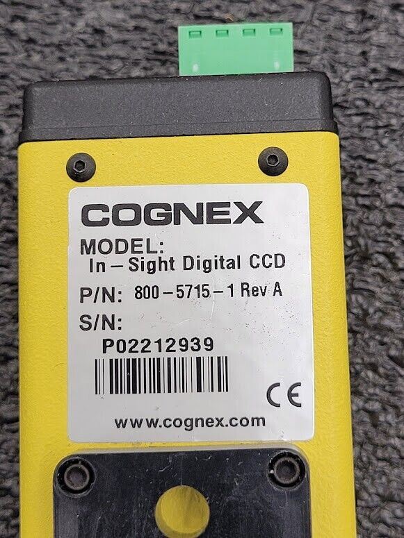 COGNEX In-Sight 2000 800-5714-1 Digital CCD 800-5715-1 Camera System