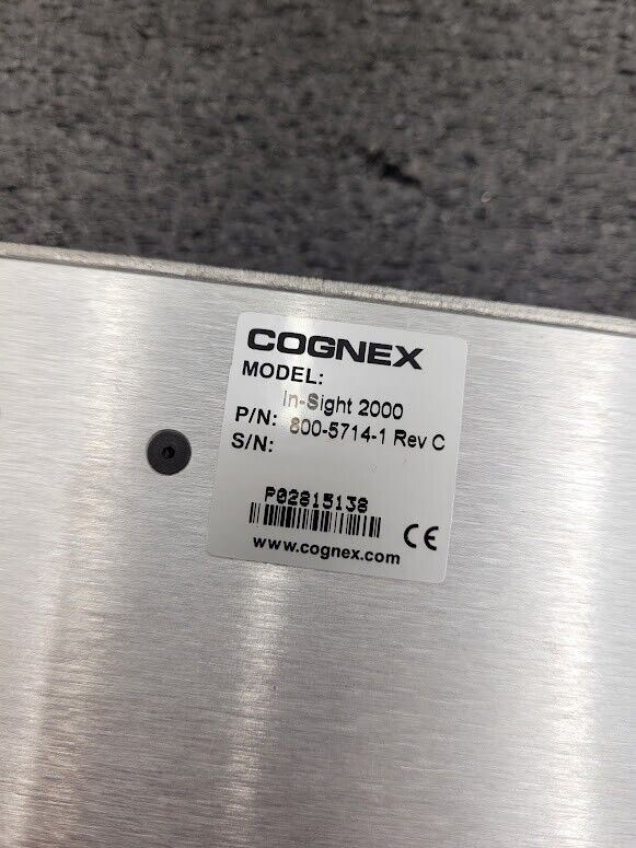 COGNEX In-Sight 2000 800-5714-1 Digital CCD 800-5715-1 Camera System