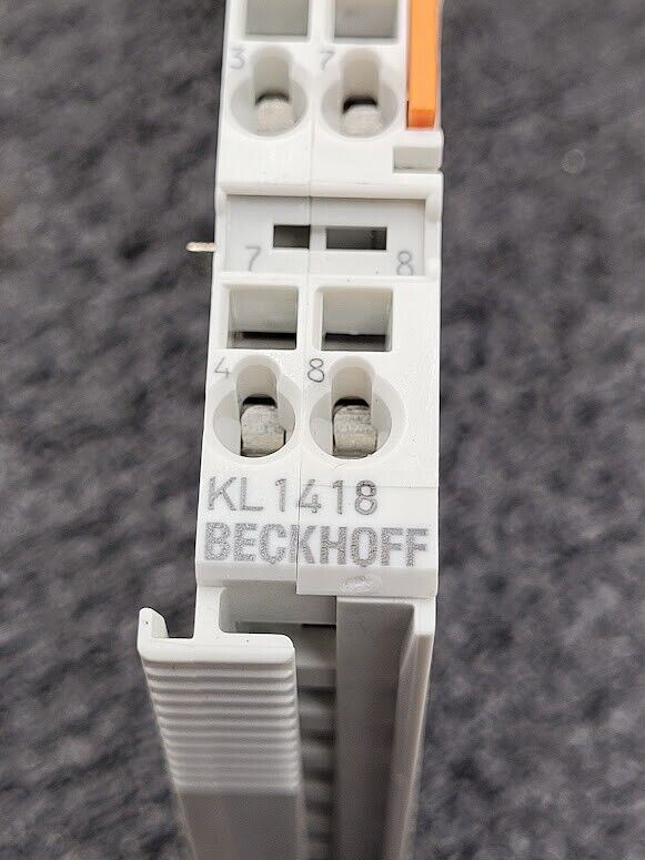 Beckhoff KL1418 8x Digital Input Terminal Module 24VDC 0.2 ms Filter Time