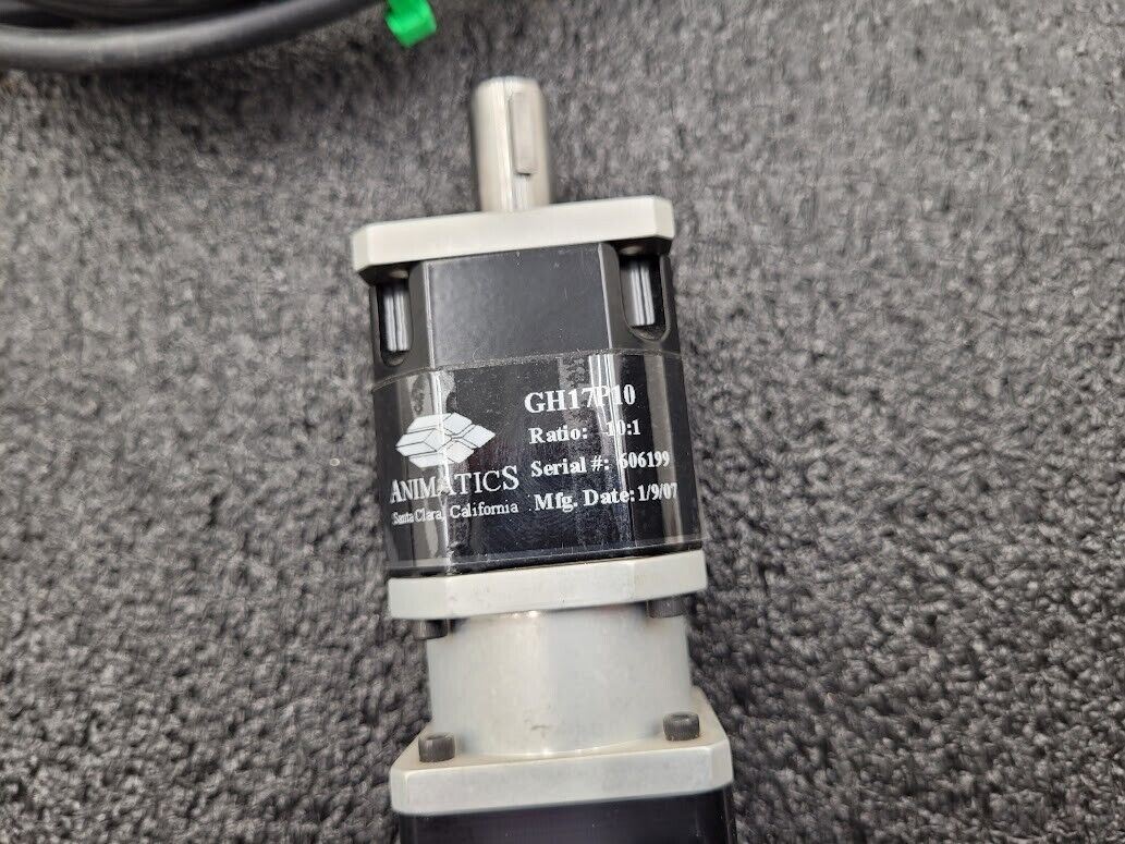 Animatics SmartMotor SM1720M w/ GH17P10 10:1 Gearhead Working Pull, Guaranteed.