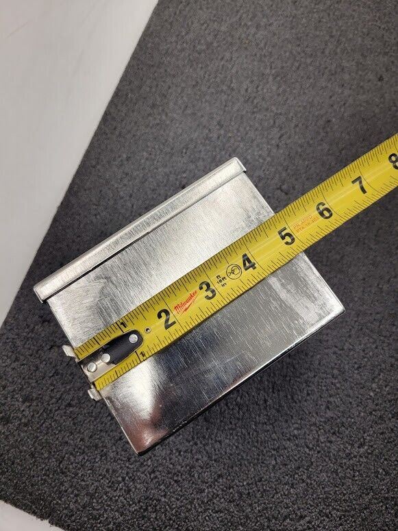 Stainless Steel Electronics Project Box DIN Rail w/ window 5"x6"x4"