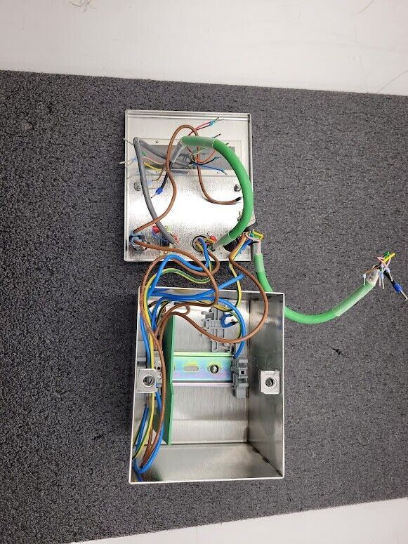 Stainless Steel Electronics Project Box DIN Rail w/ window 5"x6"x4"