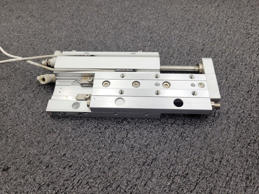 SMC MXF16-50 Low Profile Precision Pneumatic Slide Table Cross Roller Bearings