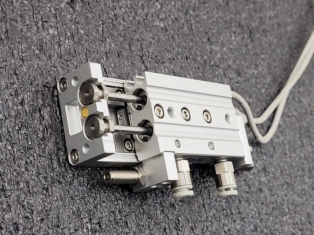 SMC MXS6-20 Pneumatic Dual Rod Cylinder Slide D-F9PW Sensors MXS6-20A-M9PWL-X11