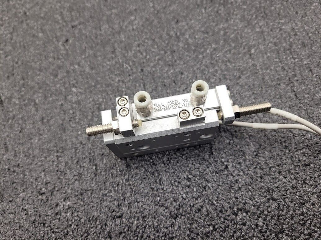 SMC MXS6-20 Pneumatic Dual Rod Cylinder Slide D-F9PW Sensors MXS6-20A-M9PWL-X11