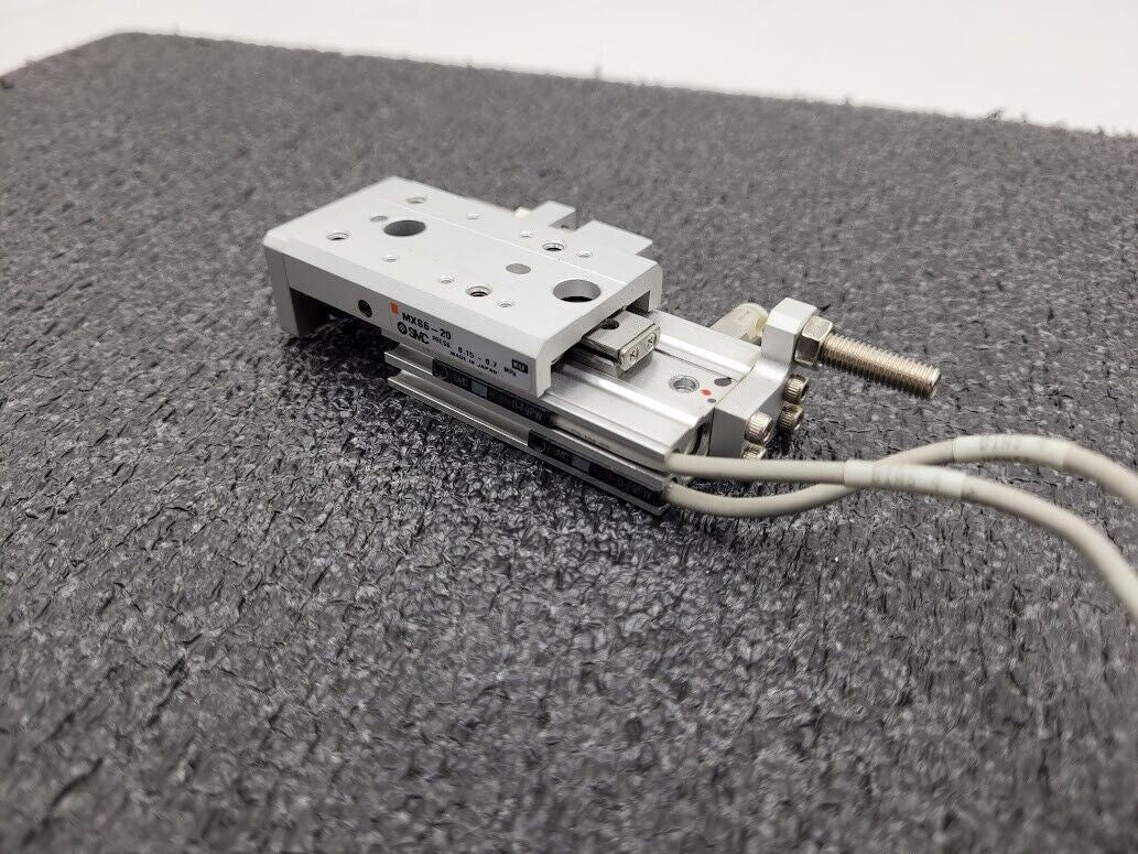 SMC MXS6-20 Pneumatic Dual Rod Cylinder Slide D-F9PW Sensors MXS6-20A-M9PWL-X11