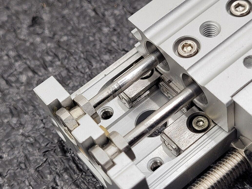 SMC MXS6-20 Pneumatic Dual Rod Cylinder Slide D-F9PW Sensors MXS6-20A-M9PWL-X11