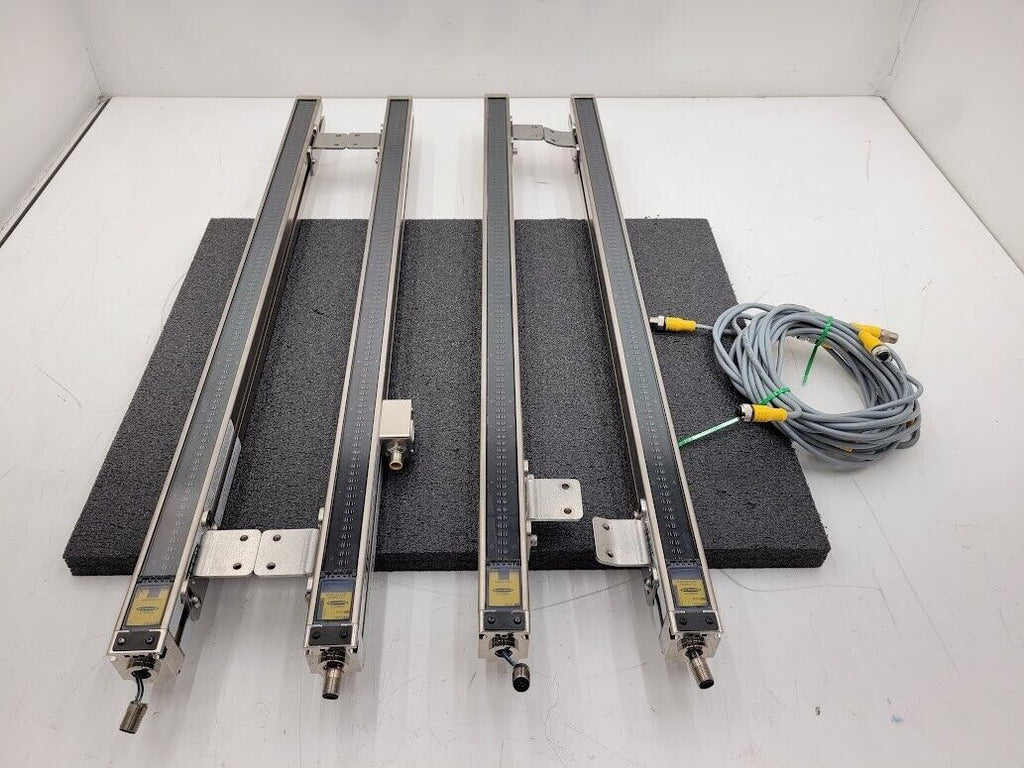 2 Pair (4 units) Banner EZ-Screen SLSR14-750NQ8 SLSE14-750NQ8 Parts or Repair