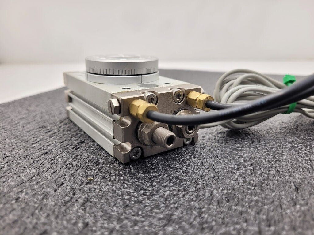 SMC MSQB10AX-X204 Pinion Rotary Actuator Pneumatic Cylinder Table D-M9N Sensors