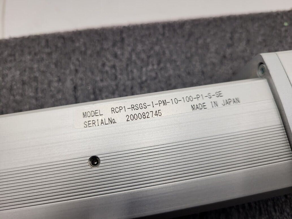 IAI Robo Cylinder Linear Piston Actuator 100mm Stroke w/ RCP2 24VDC Controller