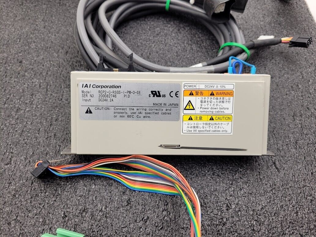 IAI Robo Cylinder Linear Piston Actuator 100mm Stroke w/ RCP2 24VDC Controller