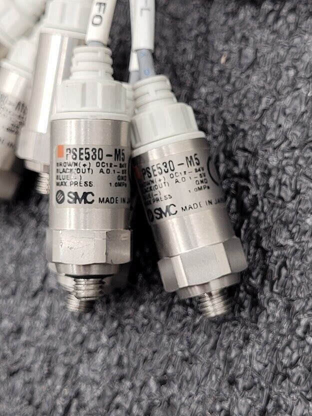Lot of 6x  SMC PSE530-M5 PSE531-M5 Pressure Switch Sensor Max 1 MPa 12-24VDC