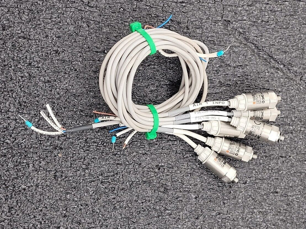 Lot of 6x  SMC PSE530-M5 PSE531-M5 Pressure Switch Sensor Max 1 MPa 12-24VDC