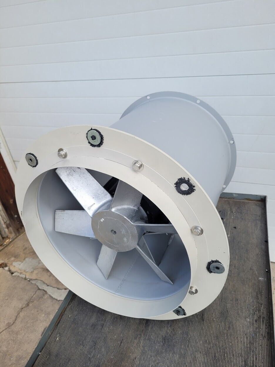 Cincinnati Fan Axial Duct Fan Ventilator DDF-18 208-230/460VAC 3PH 1760rpm 1HP