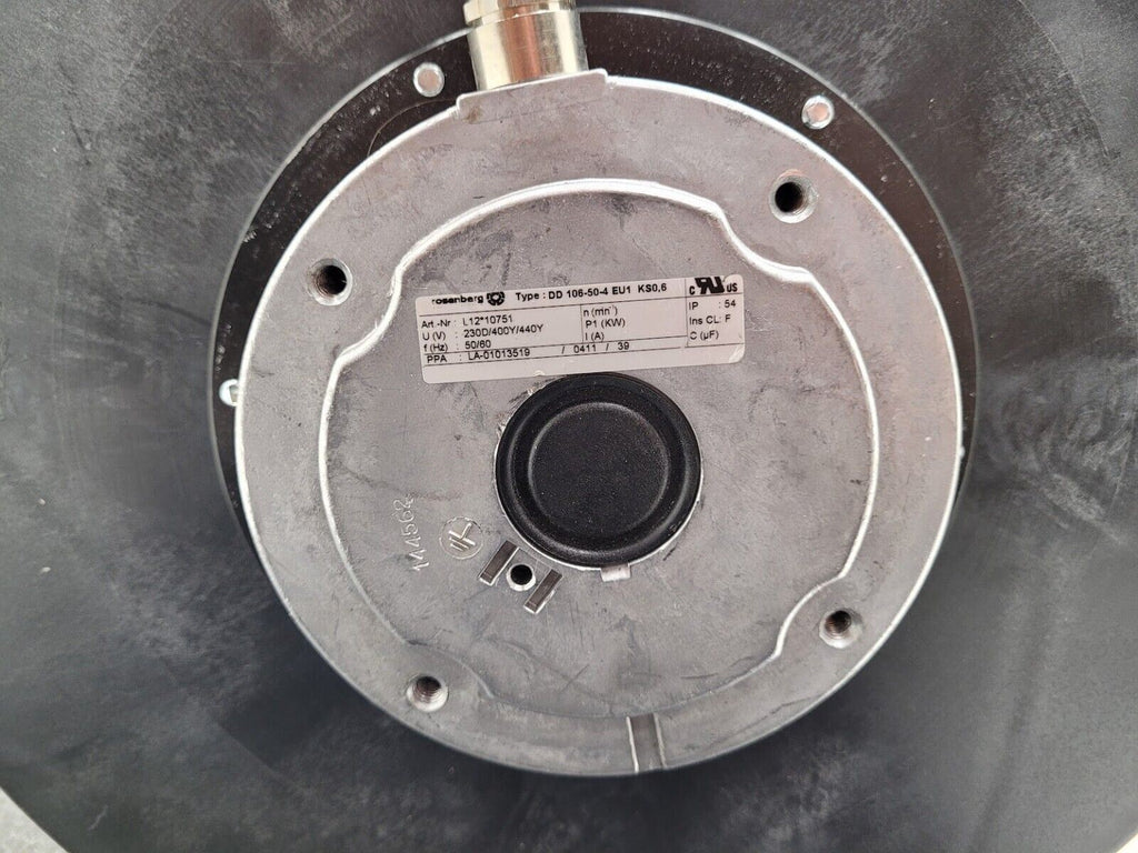 Rosenberg DD 106-50-4 EU1 KS0,6 Fan Motor Blower Assembly L12*10751