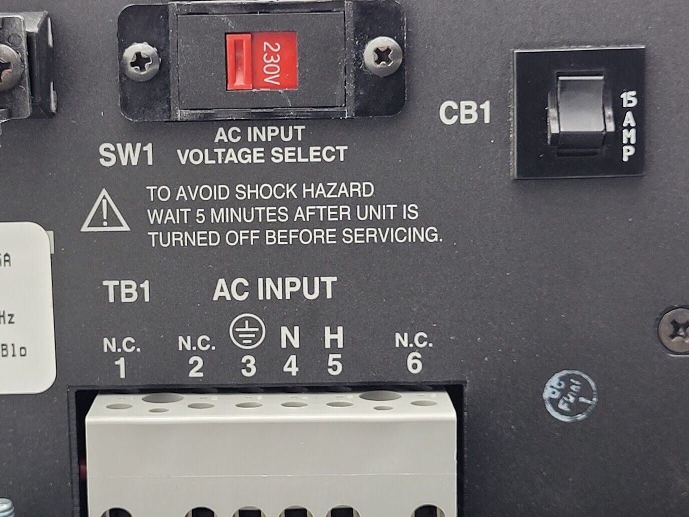 Copley Controls PST-070-08-DP 70VDC 7.5A 525W DC Power Supply 115-230VAC Input