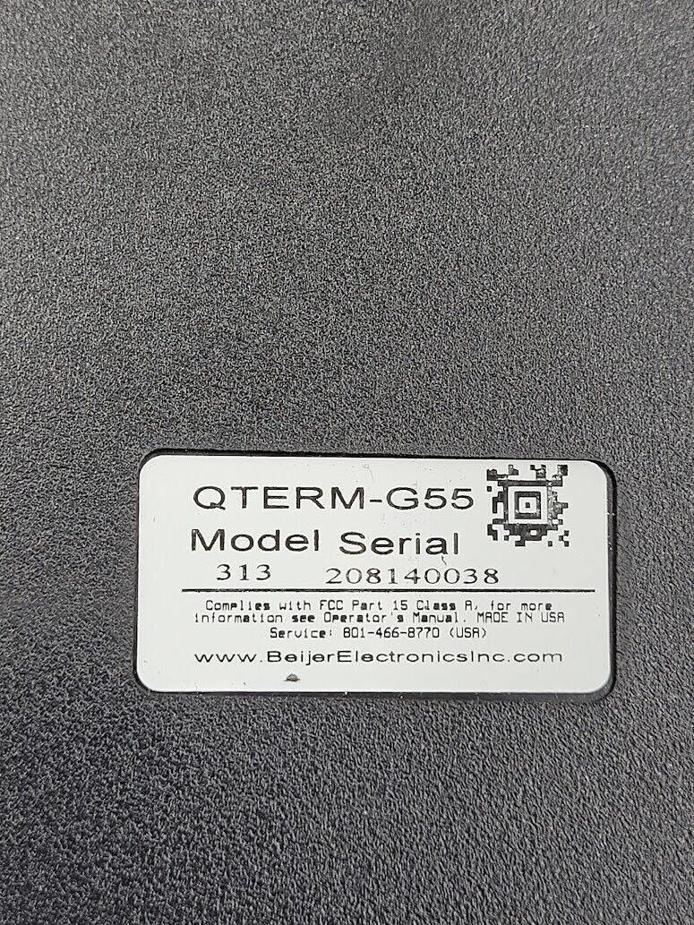 Beijer Electronics QTERM-G55 Model 313 Graphical Data Terminal HMI Controller