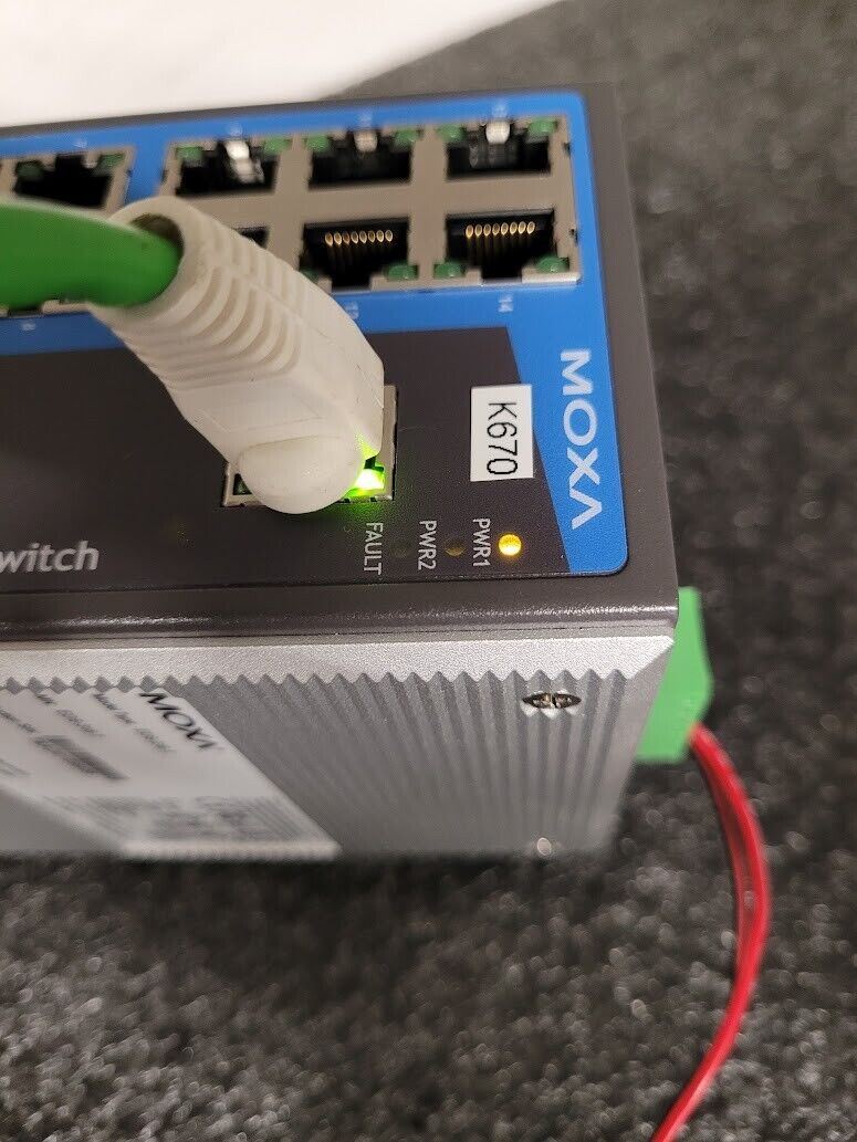 Moxa Industrial Network DIN RAIL Ethernet Switch EDS-316-T  Unmanaged 16 Port