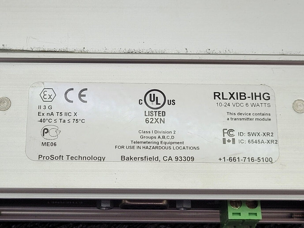 ProSoft Radiolinx RLXIB-IHG High Power Industrial Hotspot 802.11g 24VDC Power