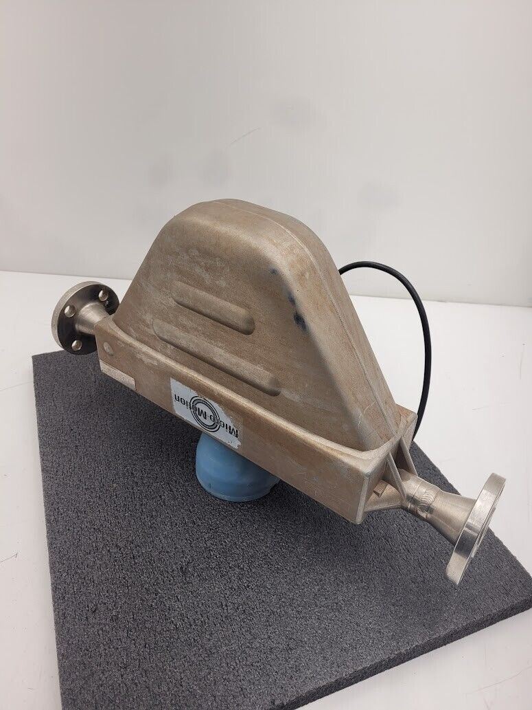 Micro Motion Mass Flow Coriolis Meter Sensor R100S128NQBZEZZZZ w/ Transmitter 1"