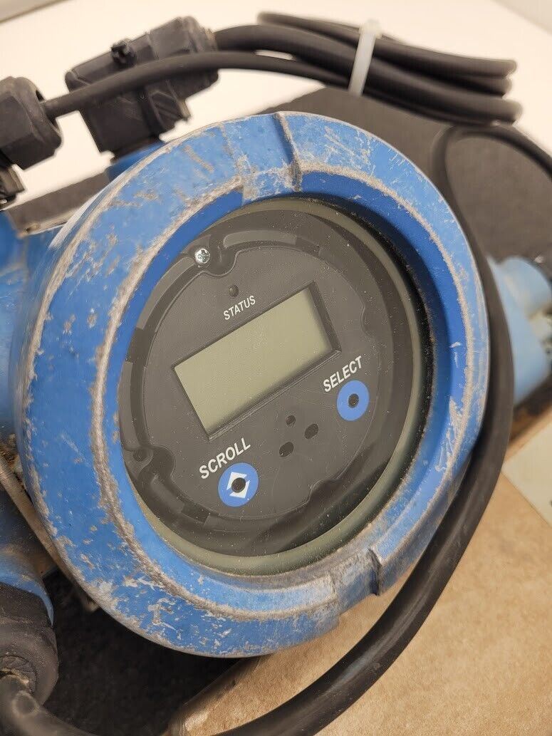 Micro Motion Mass Flow Coriolis Meter Sensor R100S128NQBZEZZZZ w/ Transmitter 1"