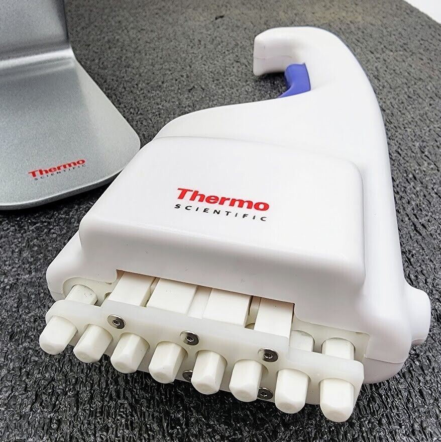 Thermo SCIENTIFIC 4105MAT 8-Channel Decapper for Matrix-Style Vials w/4106 Stand