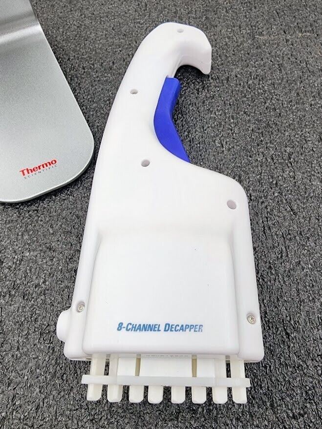 Thermo SCIENTIFIC 4105MAT 8-Channel Decapper for Matrix-Style Vials w/4106 Stand