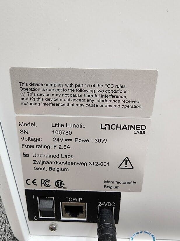 unCHAINED LABS Little Lunatic UV/Vis Absorbance Spectrometer DNA Quantification