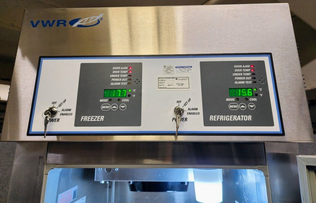 VWR GTMC20SS-SAEE-VW Lab Dual Refrigerator +1°C to +12°C / Freezer -20°C to 0°C
