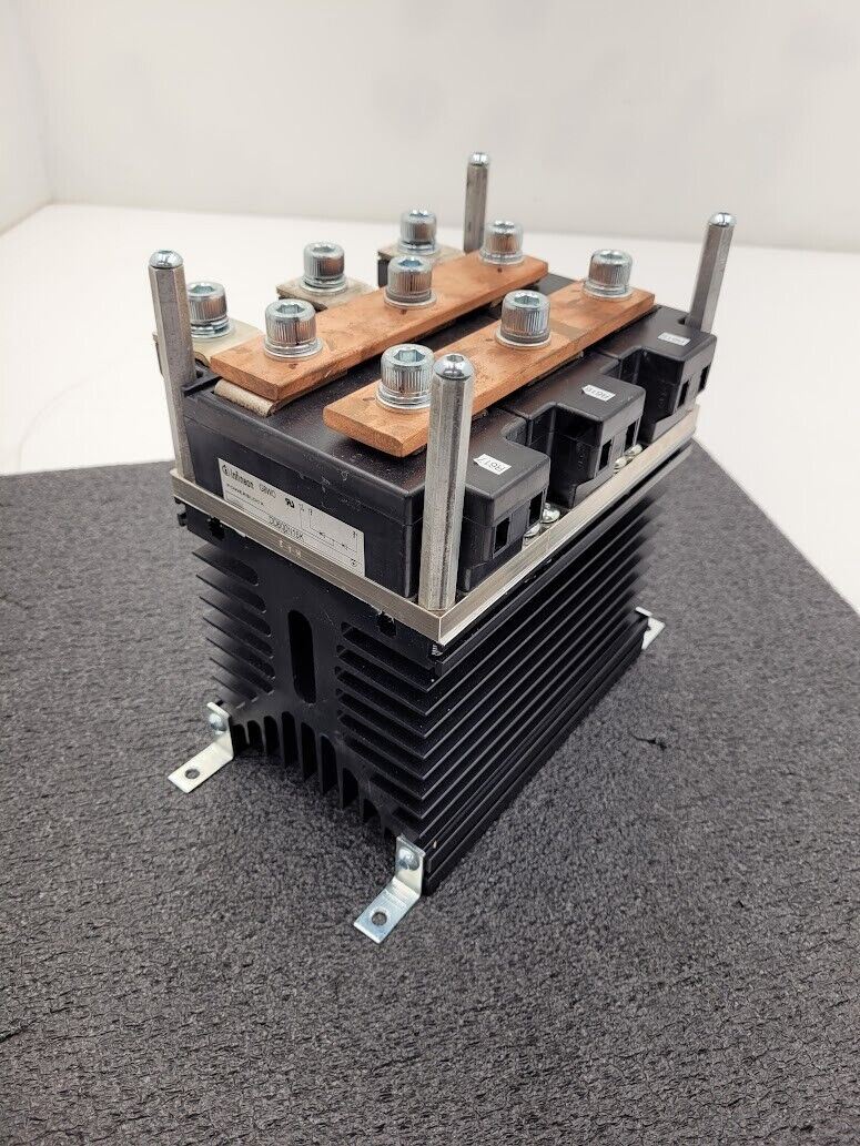 3x Infineon Powerblock DD600N16K Integrated Heatsink + Bussbar 3PH to DC Power