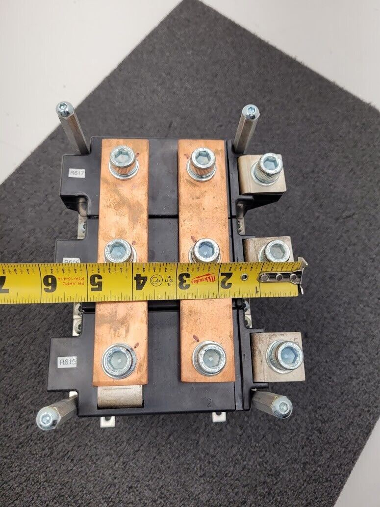 3x Infineon Powerblock DD600N16K Integrated Heatsink + Bussbar 3PH to DC Power