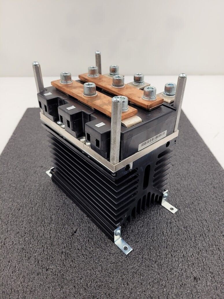 3x Infineon Powerblock DD600N16K Integrated Heatsink + Bussbar 3PH to DC Power