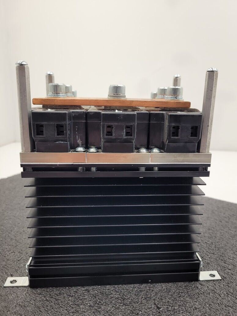 3x Infineon Powerblock DD600N16K Integrated Heatsink + Bussbar 3PH to DC Power