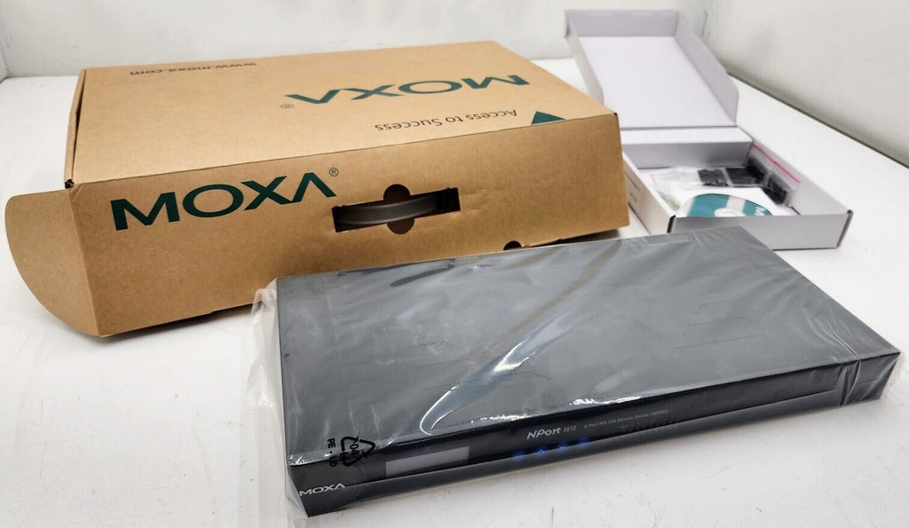 NEW in Box MOXA Nport 5610 8 Port RS-232 Device Server 48VDC 5610-8-48V