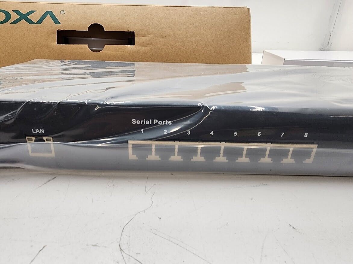 NEW in Box MOXA Nport 5610 8 Port RS-232 Device Server 48VDC 5610-8-48V