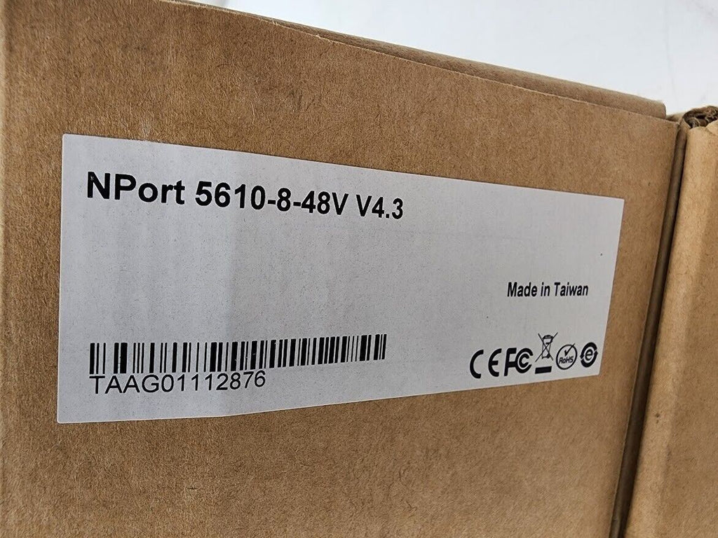 NEW in Box MOXA Nport 5610 8 Port RS-232 Device Server 48VDC 5610-8-48V