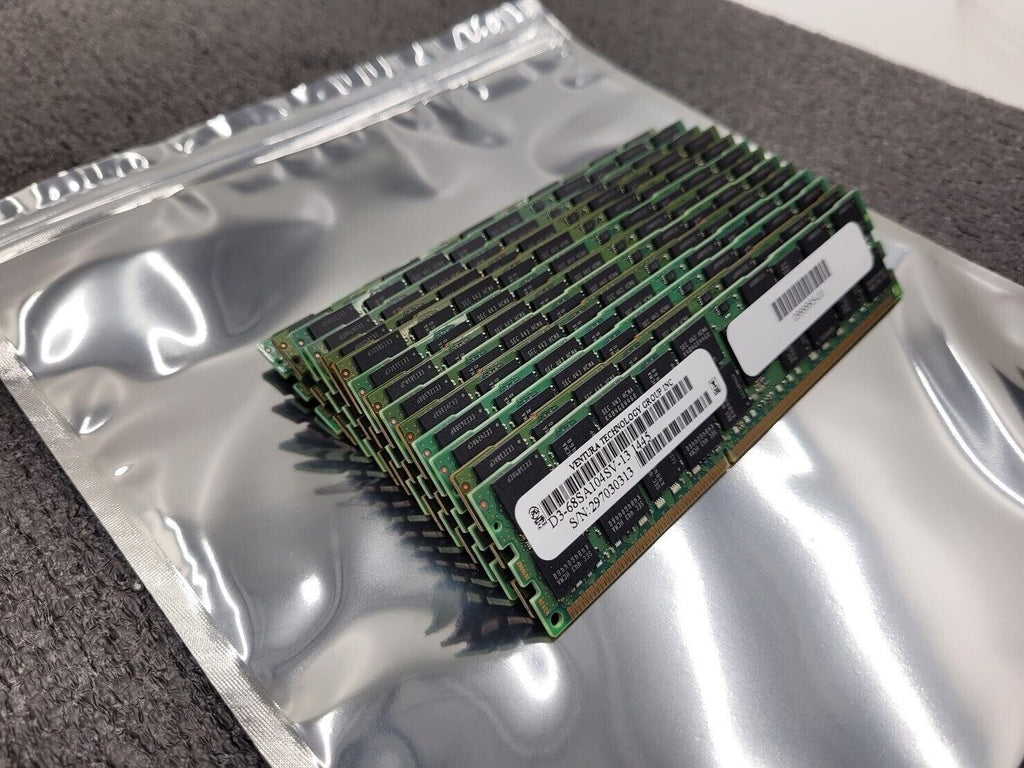 Lot of 224GB 14x Ventura 16GB 2Rx4 PC3-14900R 1866MHz D3-68SA104SV-13 DDR3 RAM