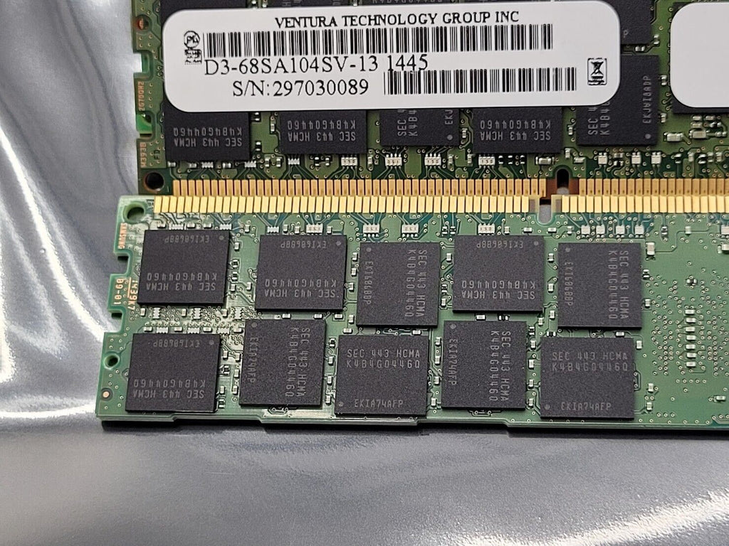 Lot of 224GB 14x Ventura 16GB 2Rx4 PC3-14900R 1866MHz D3-68SA104SV-13 DDR3 RAM