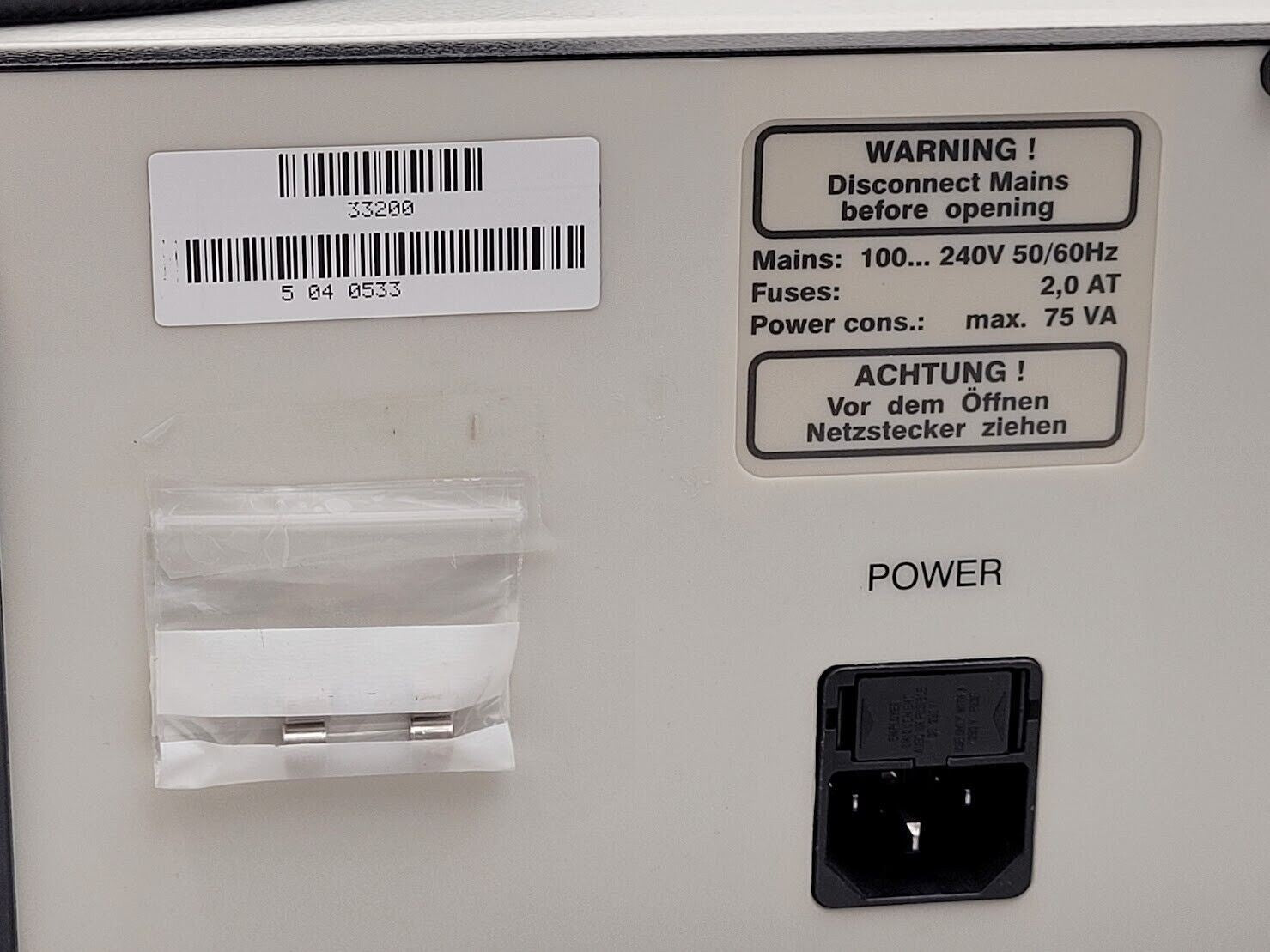 Polytec Laser Vibrometer CLV-1000 + CLV-700 Laser Head Module Power On Tested