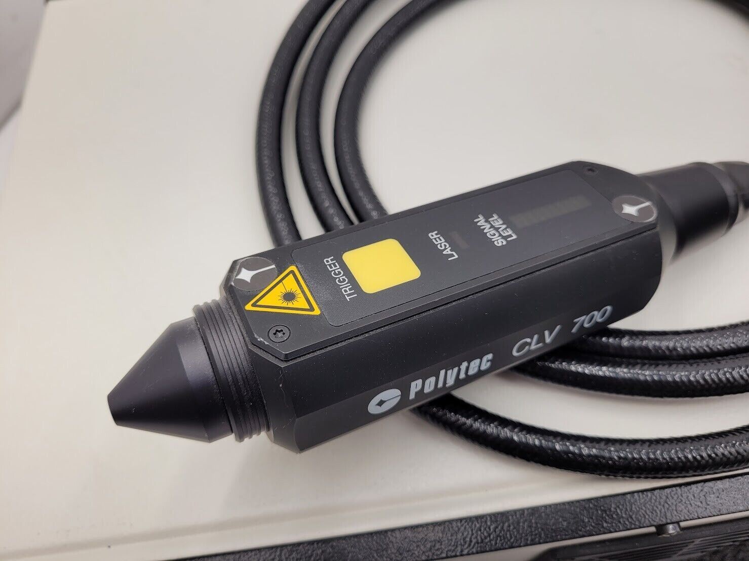 Polytec Laser Vibrometer CLV-1000 + CLV-700 Laser Head Module Power On Tested