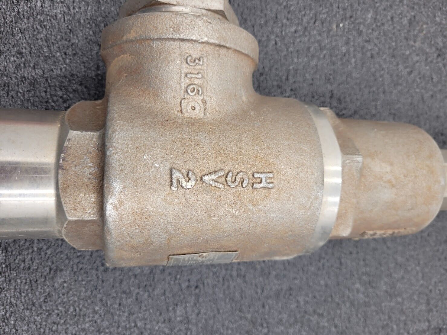 Hydroseal 1" 100PSI One Way Valve 49GPM Stainless Steel 316SS 8CV30F/A5