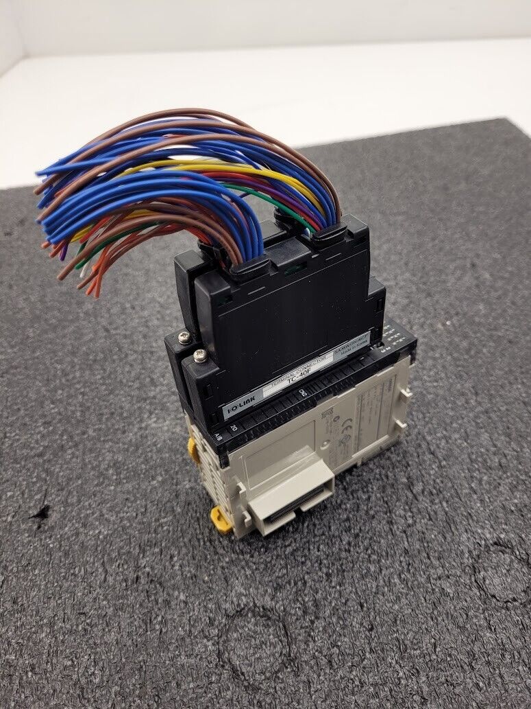Omron CJ1W-OD261 Output Unit w/ IOLink Terminal Connector Breakout TC-40F 24VDC